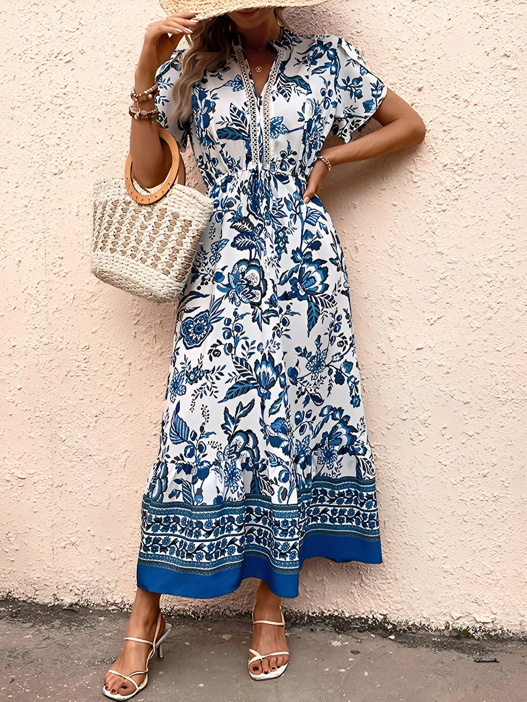 Bella Women's Maxi Dress | 100% Polyester, Casual Summer - 1