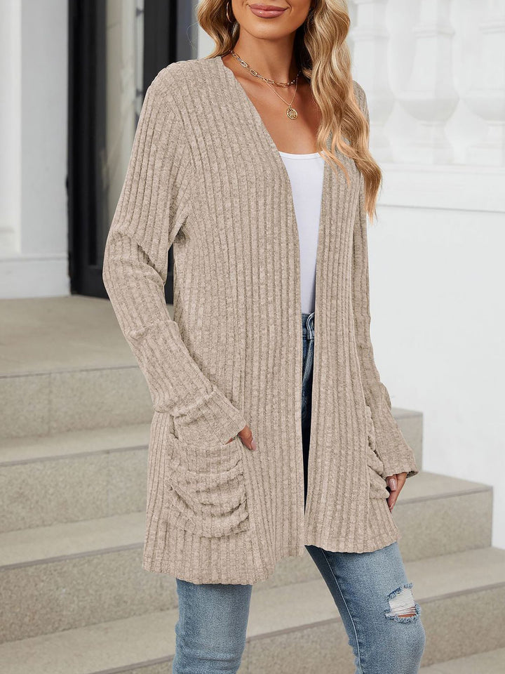 Coco Women's Long Cardigan | Soft Knit with Pockets - 29