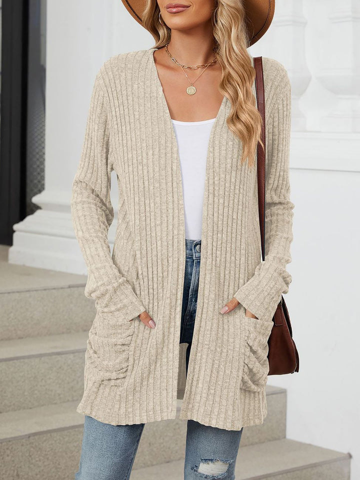 Coco Women's Long Cardigan | Soft Knit with Pockets - 60