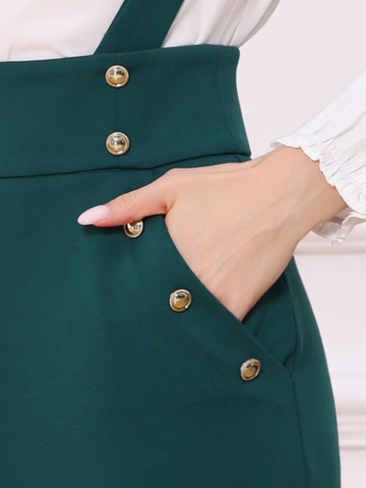 Cora Women's Jumpsuit | Adjustable Strap, Wide Leg Design - 52