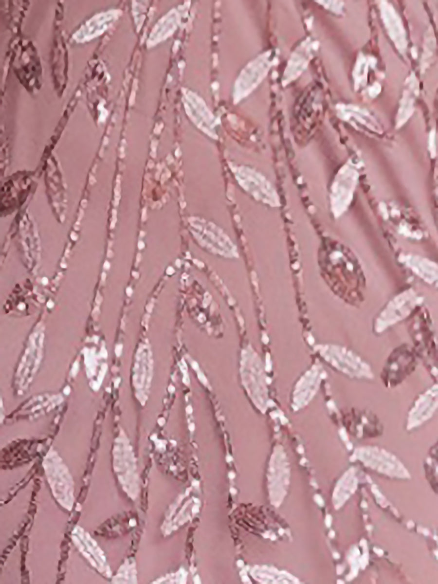 Sera Women's Evening Gown | Sequin Embroidered Fishtail Dress for Formal Events - 13