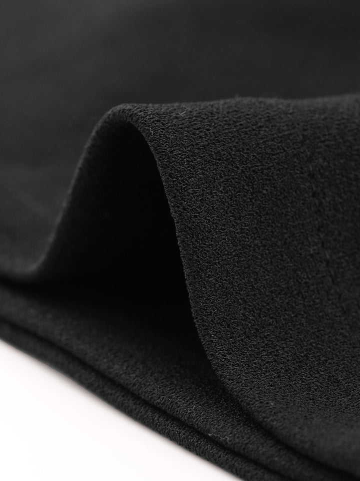 Sleek Women's Jumpsuit | Comfortable Polyester Blend, Button Front, Belted Waist - 5